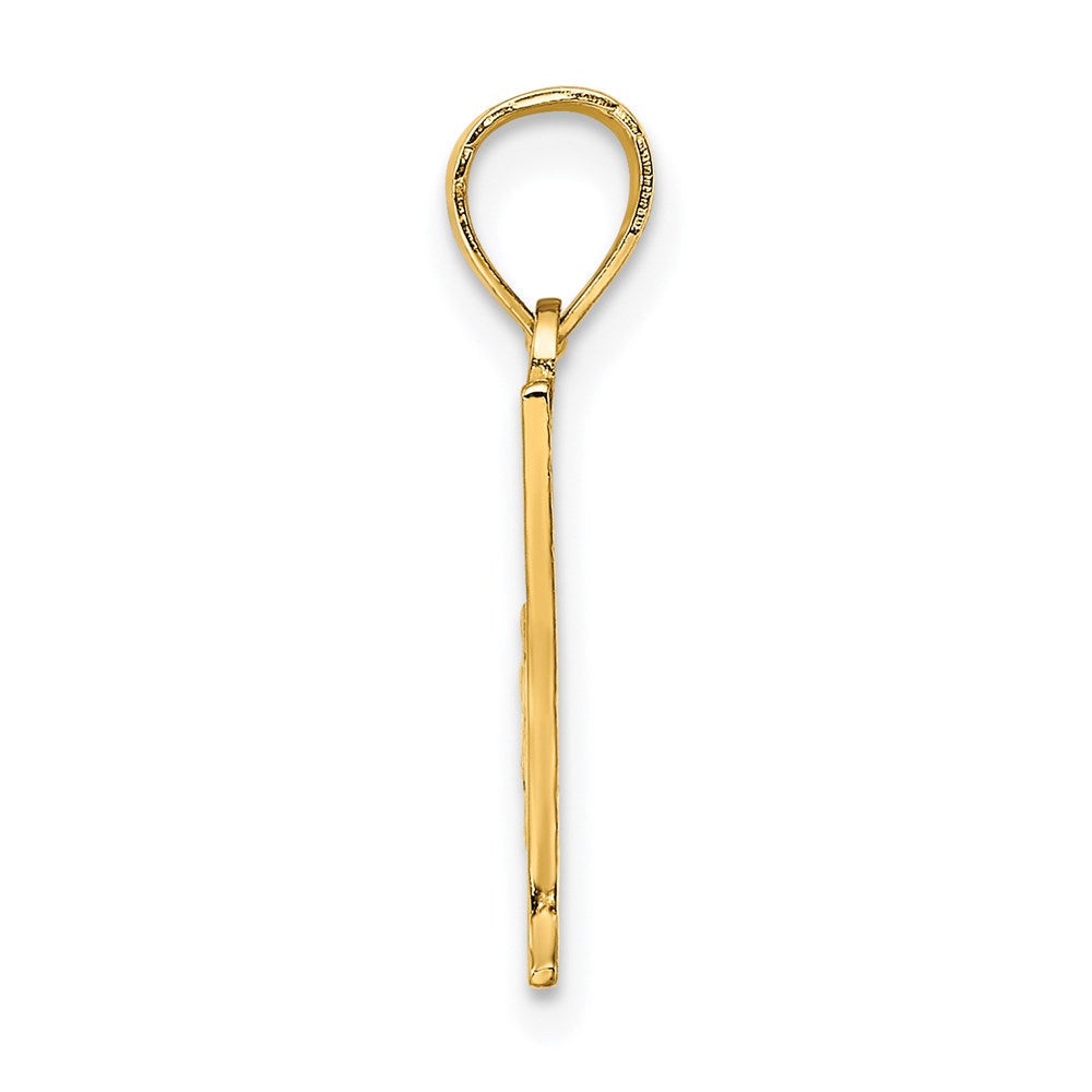14K Gelbgold #1 Charm
