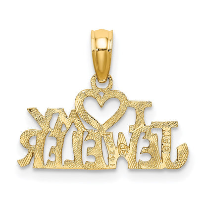 14K Gelbgold I Herz My Jeweler Charm