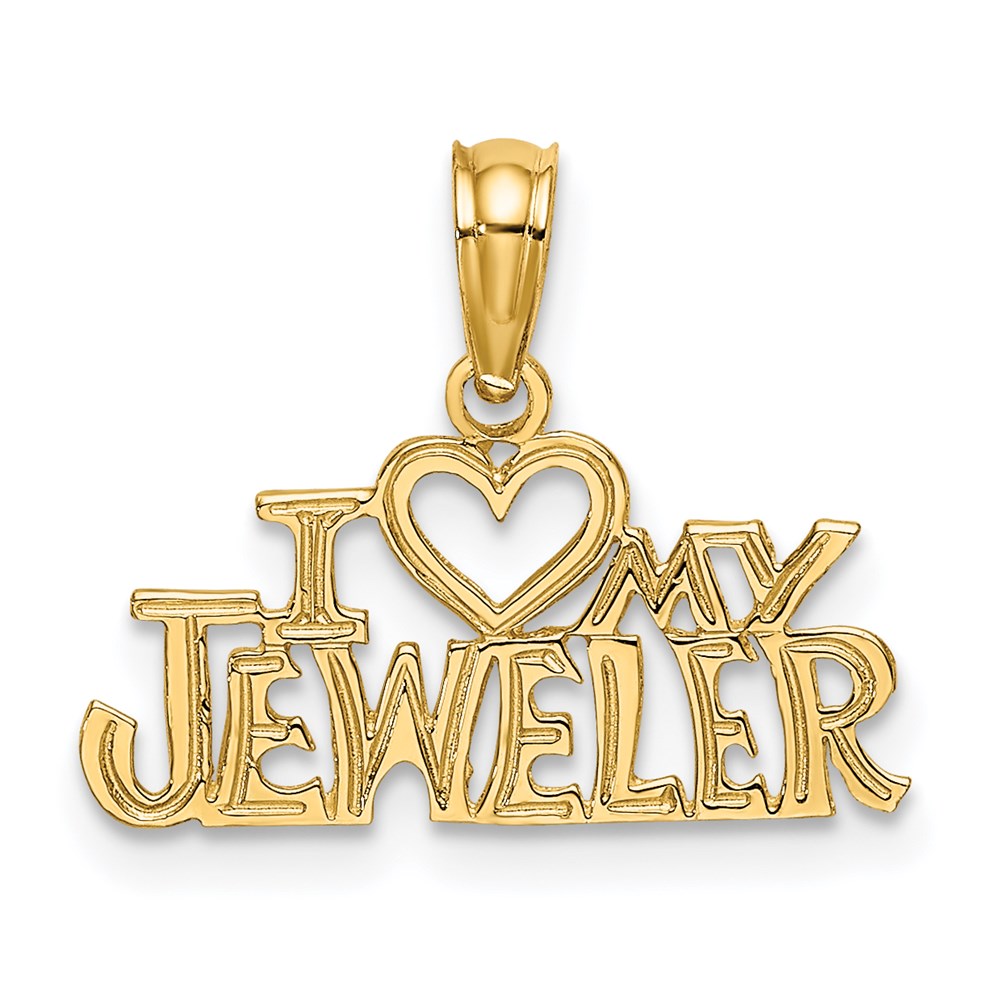 14K Gelbgold I Herz My Jeweler Charm