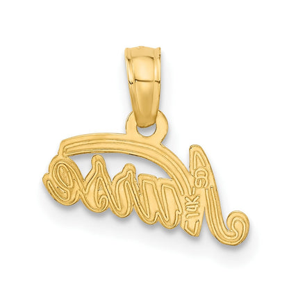 14K Gelbgold Krankenschwester Anhänger