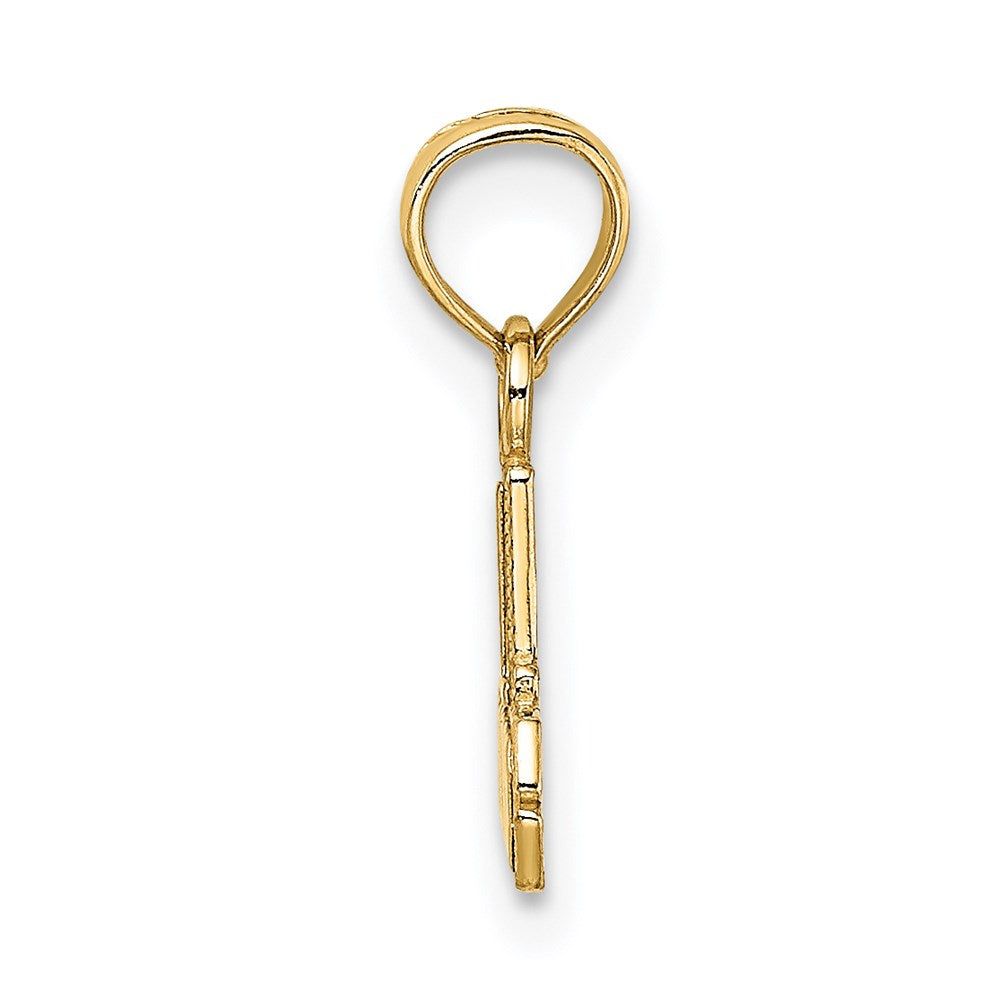 14K Gelbgold #1 Krankenschwester Charm