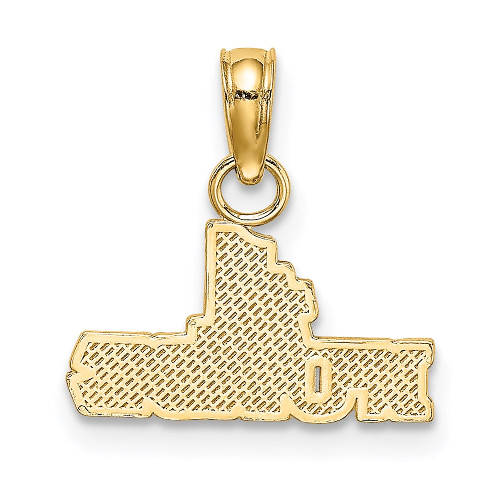 14K Gelbgold #1 Krankenschwester Charm