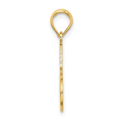 14K Gelbgold #1 Mutter Charm