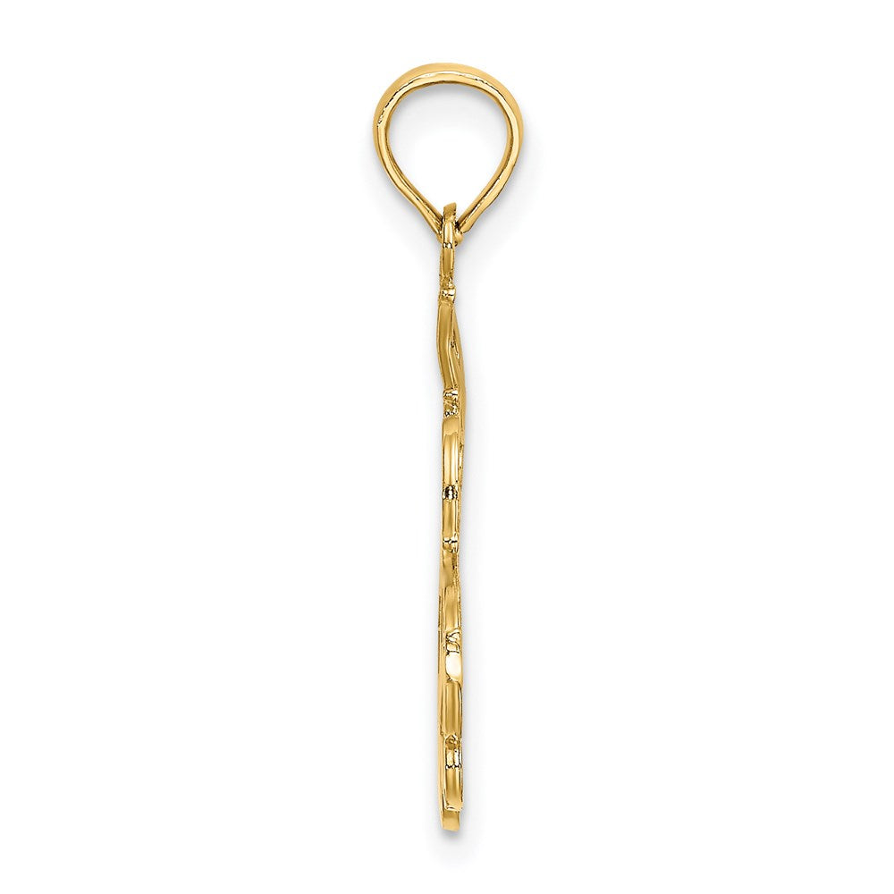 14K Gelbgold I Liebe You Mama Charm