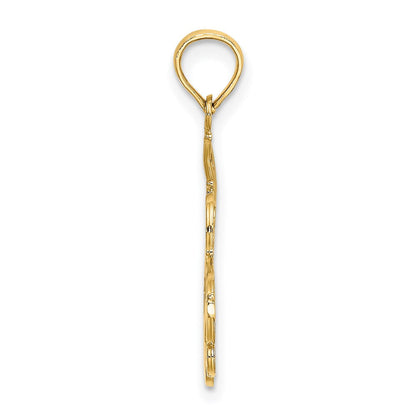14K Gelbgold I Liebe You Mama Charm