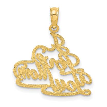 14K Gelbgold I Liebe You Mama Charm