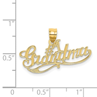 14K Gelbgold #1 Oma Charm