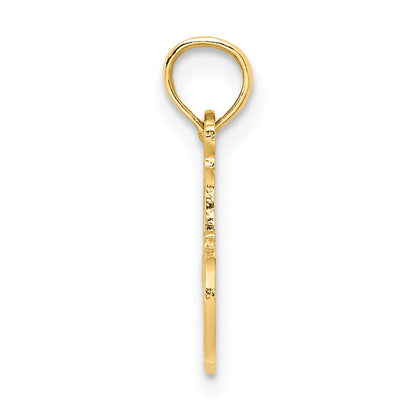 14K Gelbgold #1 Nichte Charm