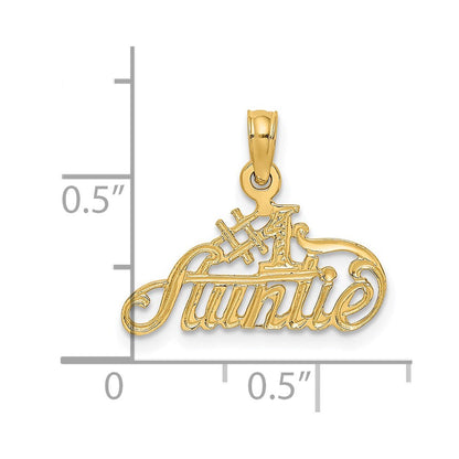 14K Gelbgold #1 Auntie Charm