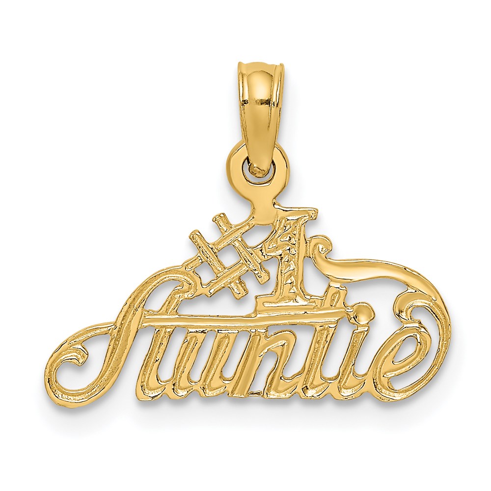 14K Gelbgold #1 Auntie Charm