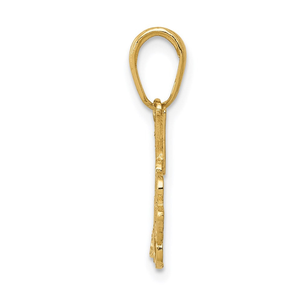 14K Gelbgold #1 Tochter Anhänger