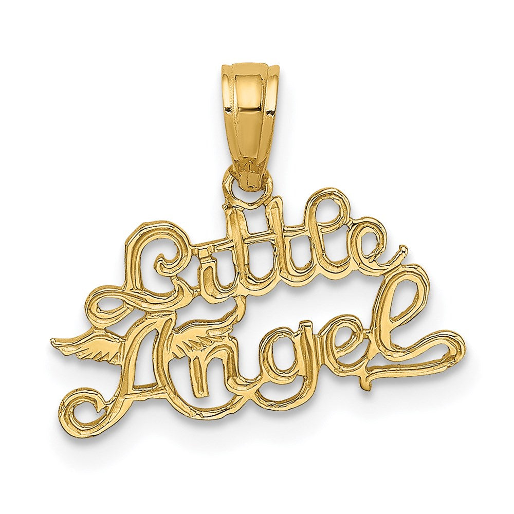 14K Gelbgold Little Engel Charm