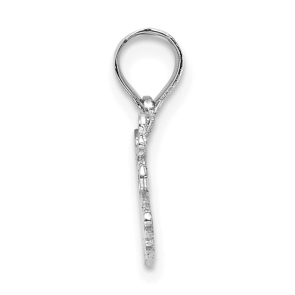 14K Weißgold Little Engel Anhänger