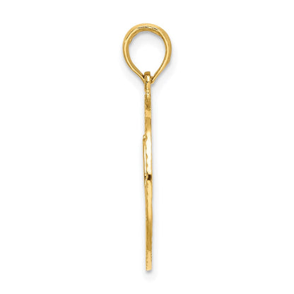 14K Gelbgold #1 Sohn Charm