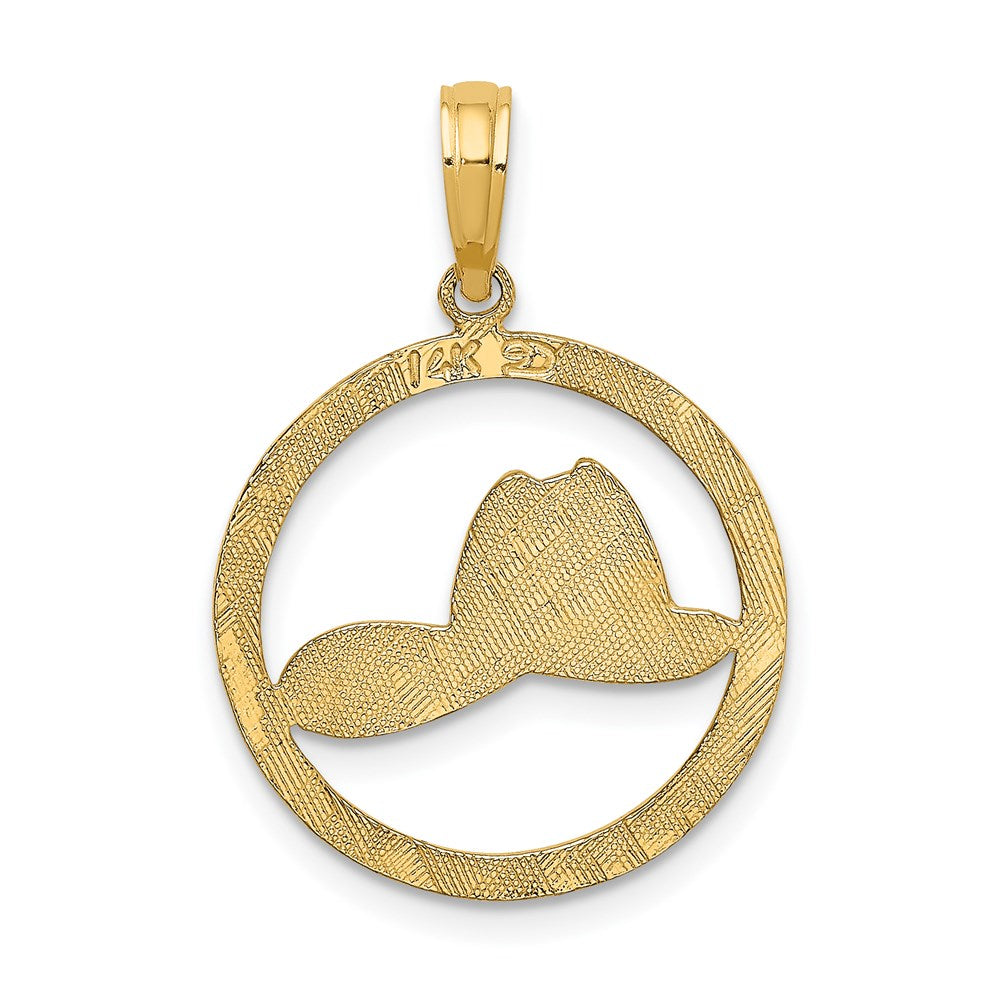 14K Gelbgold #1 Sohn Charm