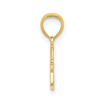 14K Gelbgold I Herz Opa Charm
