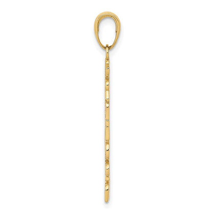 14K Gelbgold Anhänger „#1 GRANDPA