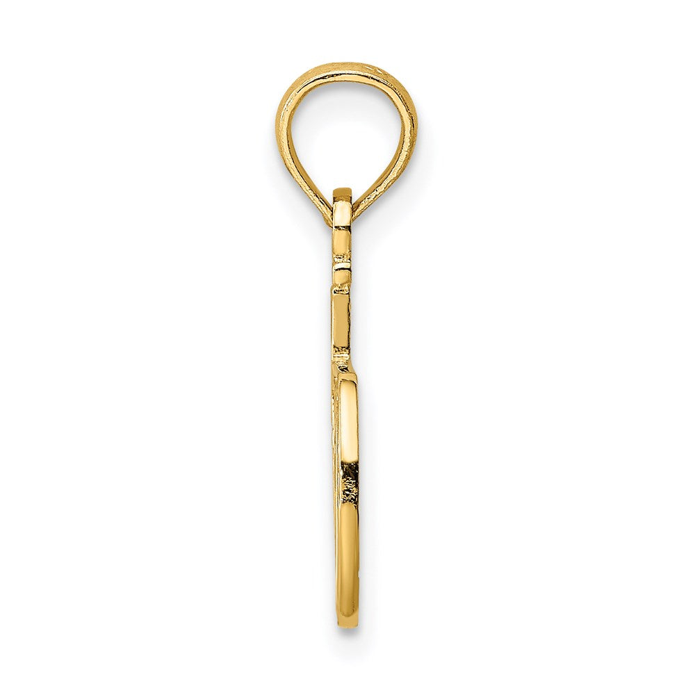 14K Gelbgold #1 Dad Charm