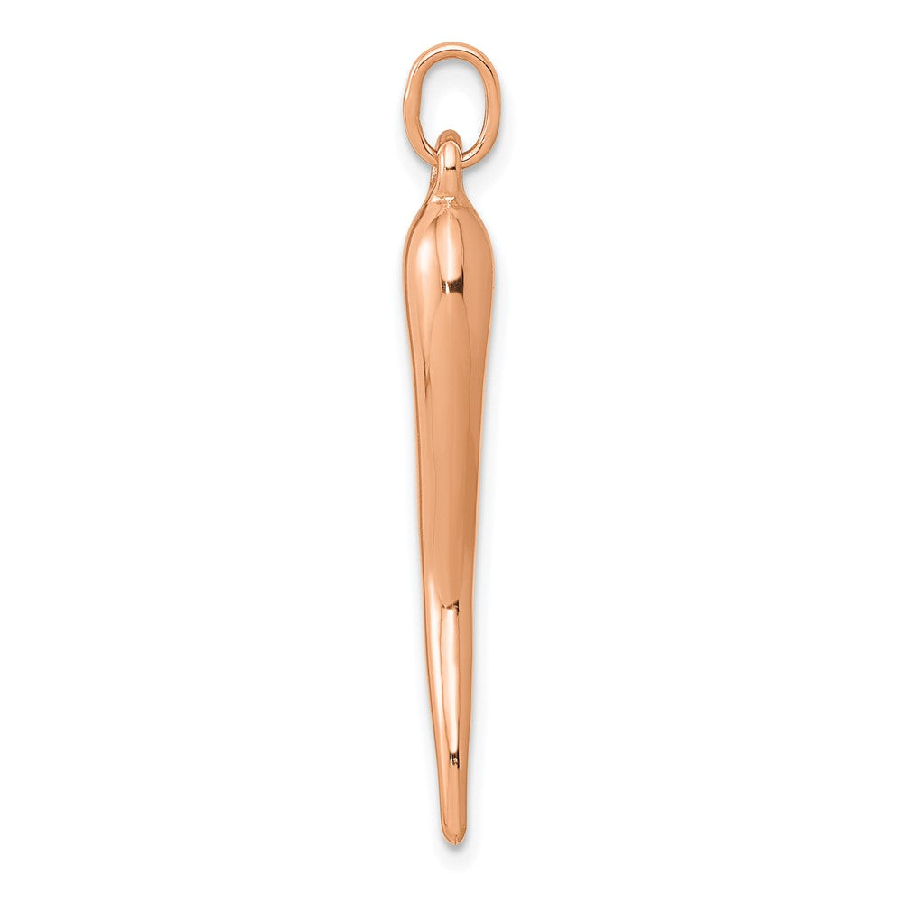 14K Roségold Italienisch Horn Charm