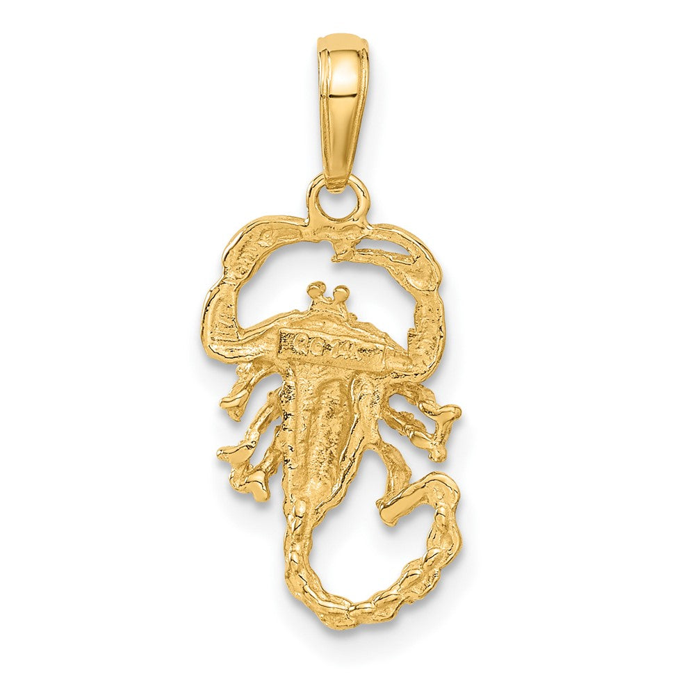 14K Gelbgold Scorpion Charm