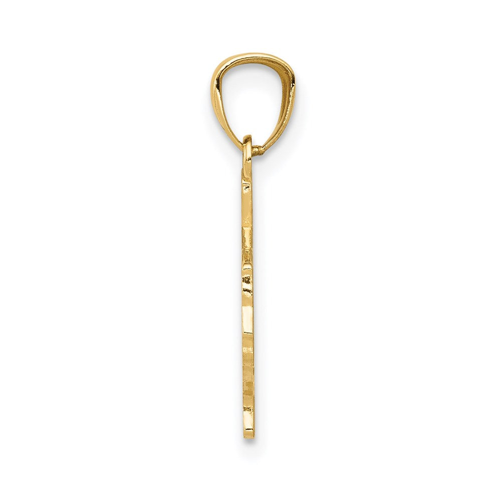 14K Gelbgold State Of Texas Karte Anhänger
