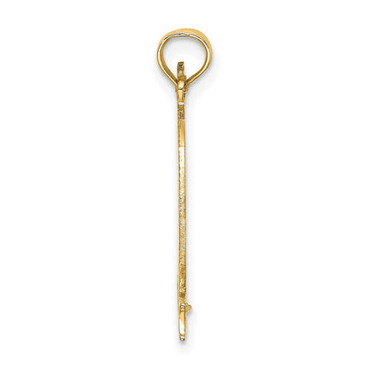 14K Gelbgold Ausgeschnitten New York mit Statue Of Liberty Charm