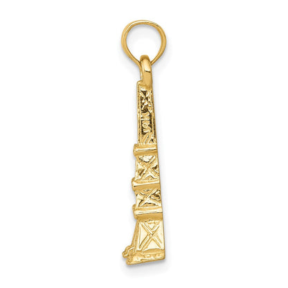 14K Gelbgold Eiffel Tower Anhänger