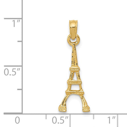 14K Gelbgold Eiffel Tower Anhänger