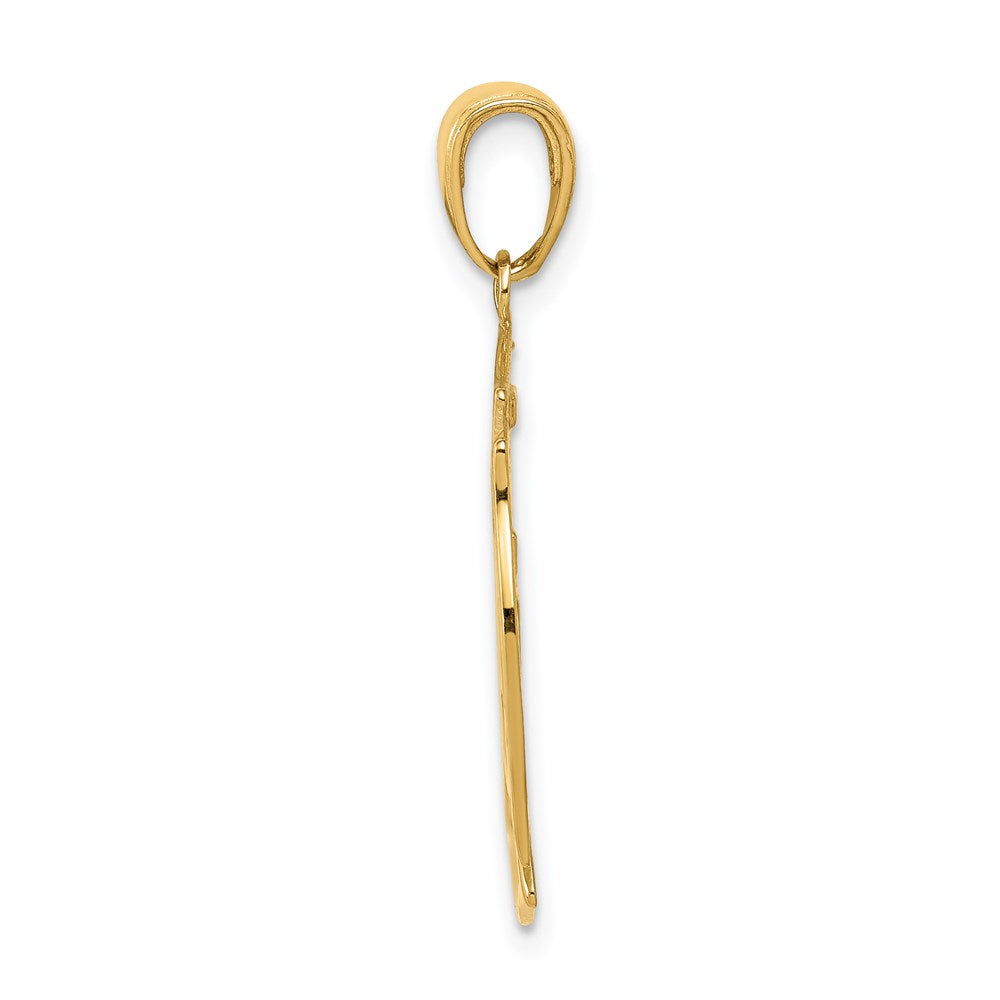14K Gelbgold Anhänger „FD MEMBER“ in Schildform