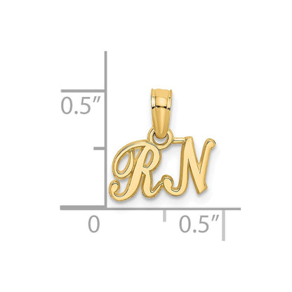 14K Gelbgold Rn Charm