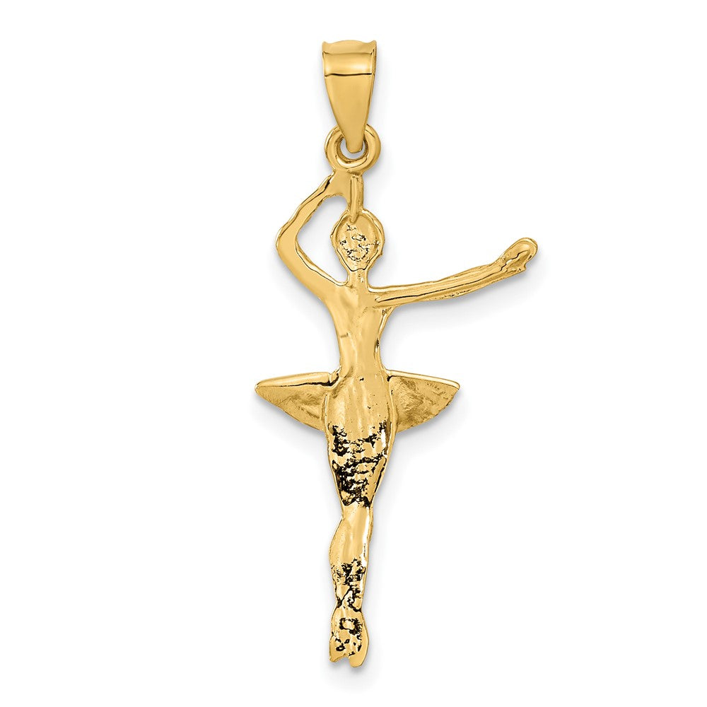 14K Gelbgold Ballerina Anhänger
