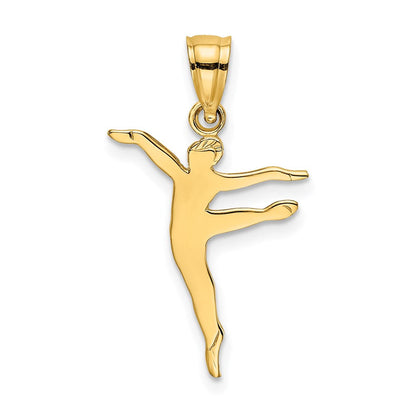 14K Gelbgold Poliert Dancer Charm