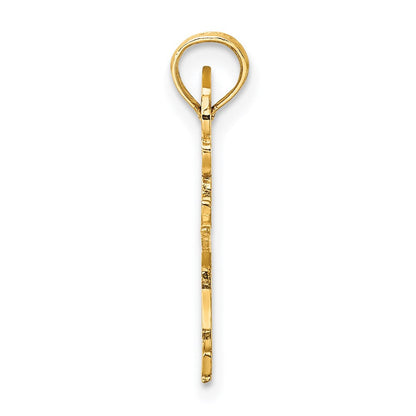 14K Gelbgold Ballerina Charm
