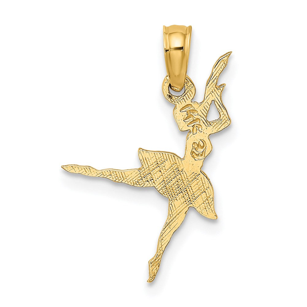 14K Gelbgold Ballerina Charm