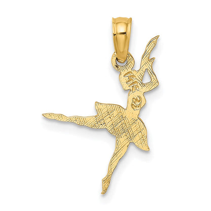 14K Gelbgold Ballerina Charm