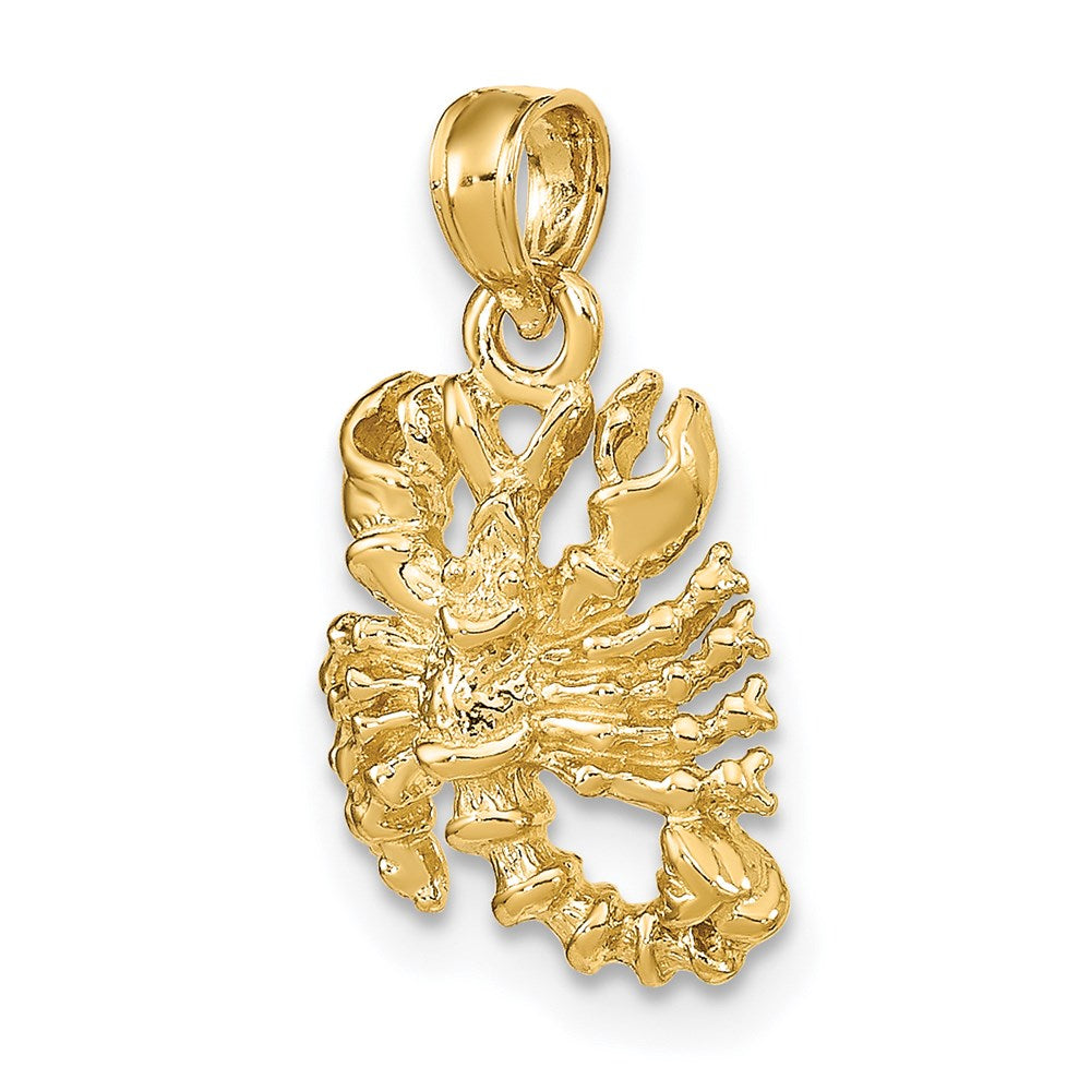 14K Gelbgold 3-D Skorpion Sternzeichen-Charm