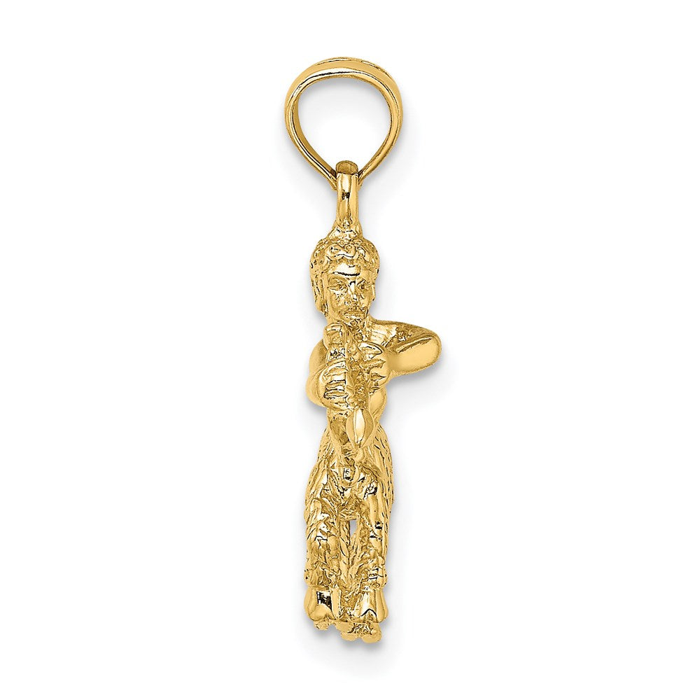 14K Gelbgold 3-D Schütze Sternzeichen-Charm