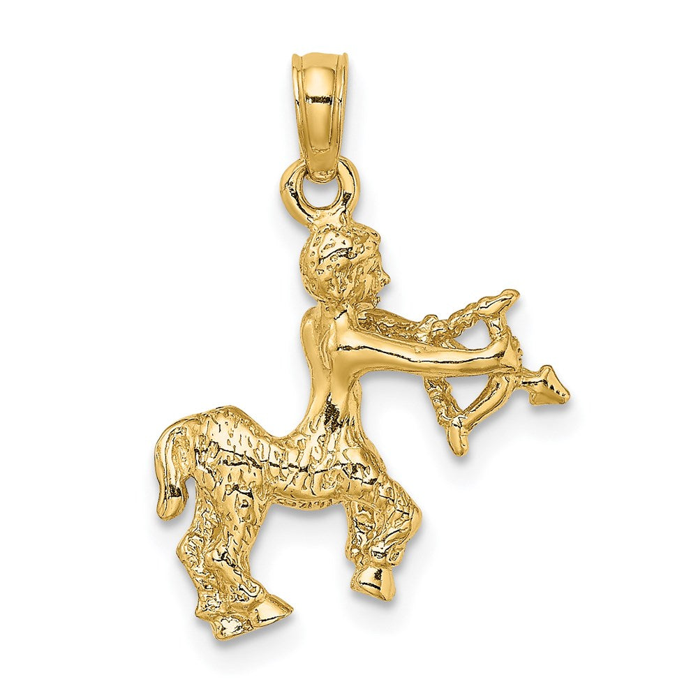 14K Gelbgold 3-D Schütze Sternzeichen-Charm