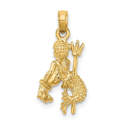 14K Gelbgold 3-D Wassermann Sternzeichen-Charm