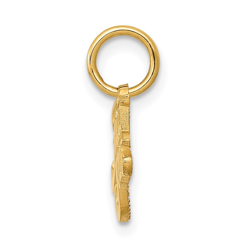 14K Gelbgold für Immer Yours Charm