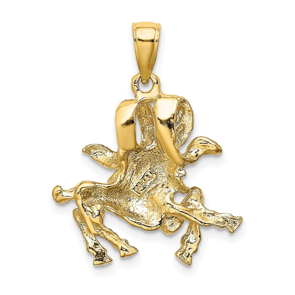 14K Gelbgold Großer Widder Sternzeichen-Charm