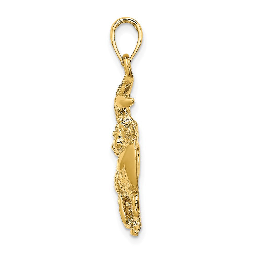 Großer Sternzeichen-Charm „Stier" aus 14K Gelbgold