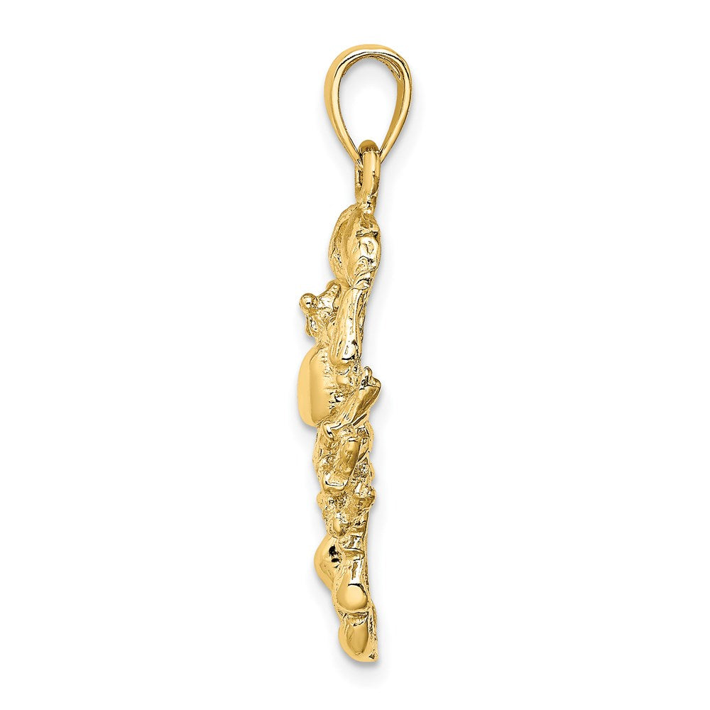 14K Gelbgold Großer Skorpion Sternzeichen-Charm