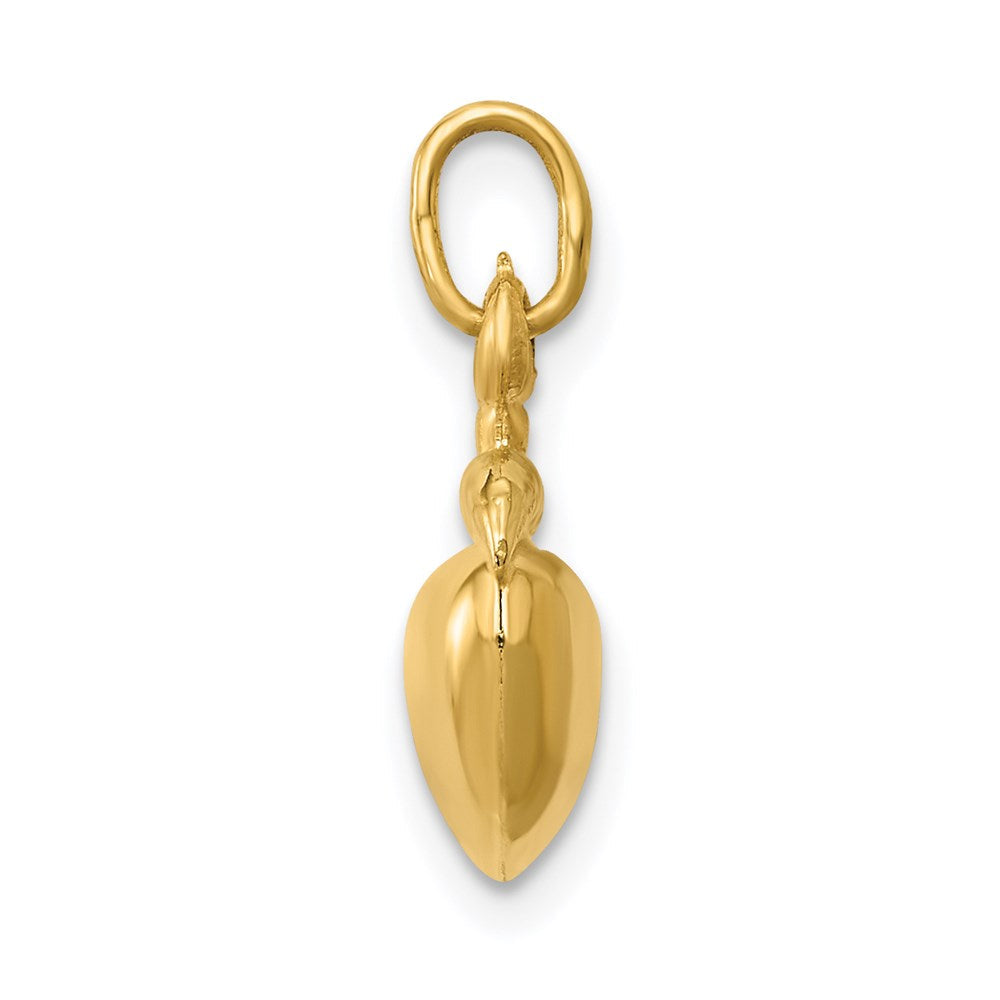 14K Gelbgold Apple Charm