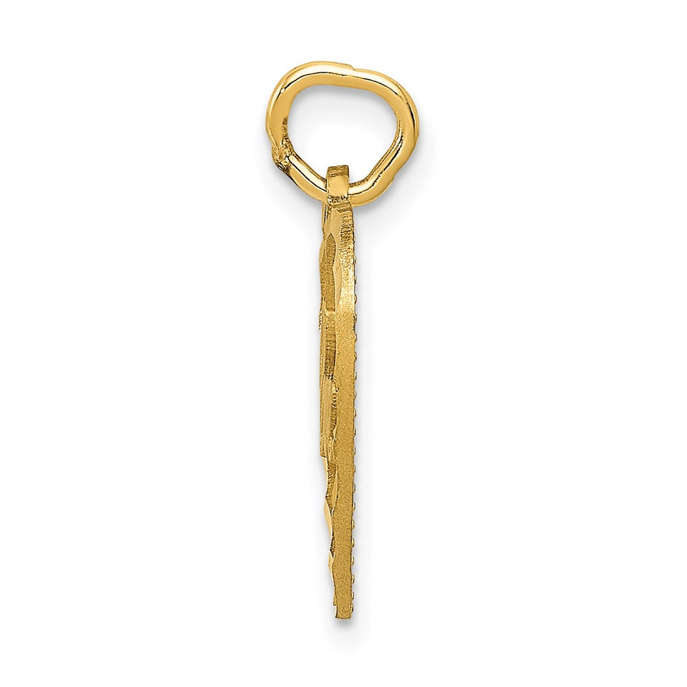 14K Gelbgold P.s. I Liebe You Charm
