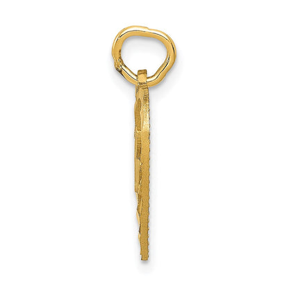 14K Gelbgold P.s. I Liebe You Charm
