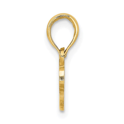 14K Gelbgold Grand Cayman Island Karte Charm
