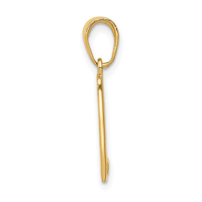 14K Gelbgold Meile 0 KEY WEST Meilenstein-Anhänger