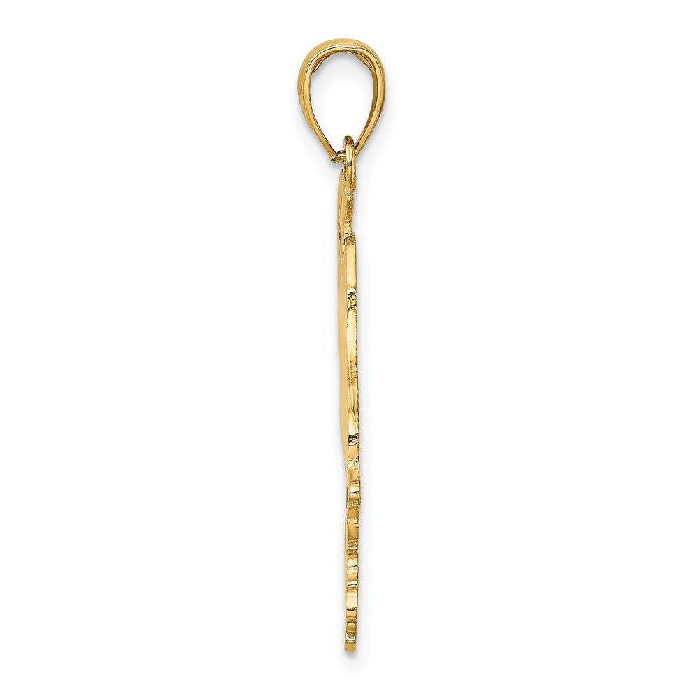 14K Gelbgold Charm „MARCO ISLAND“ mit Ausschnitten