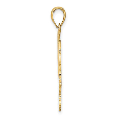 14K Gelbgold Charm „MARCO ISLAND“ mit Ausschnitten